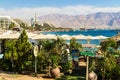 EILAT, ISRAEL Ã¢â¬â November 7, 2017: city panoramic view on Eilat, Israel Royalty Free Stock Photo